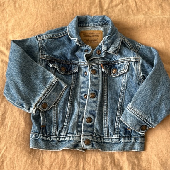Levi's Other - Unique vintage Levi’s orange tab denim jacket for kids size 3 T